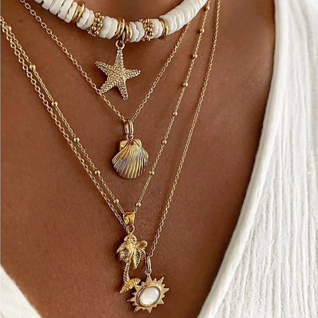 Bohemian Beach Layered Necklace