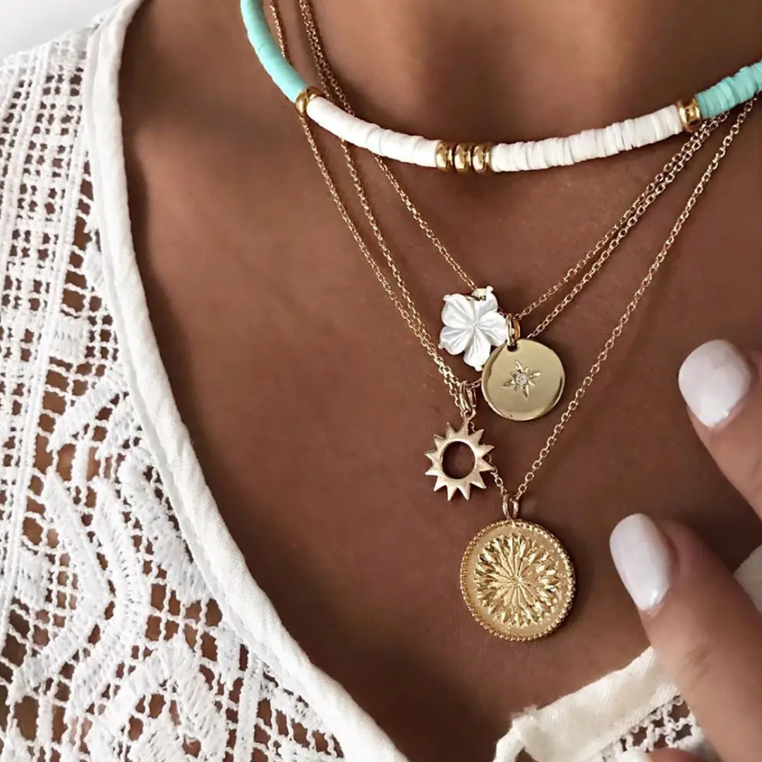 Bohemian Beach Layered Necklace