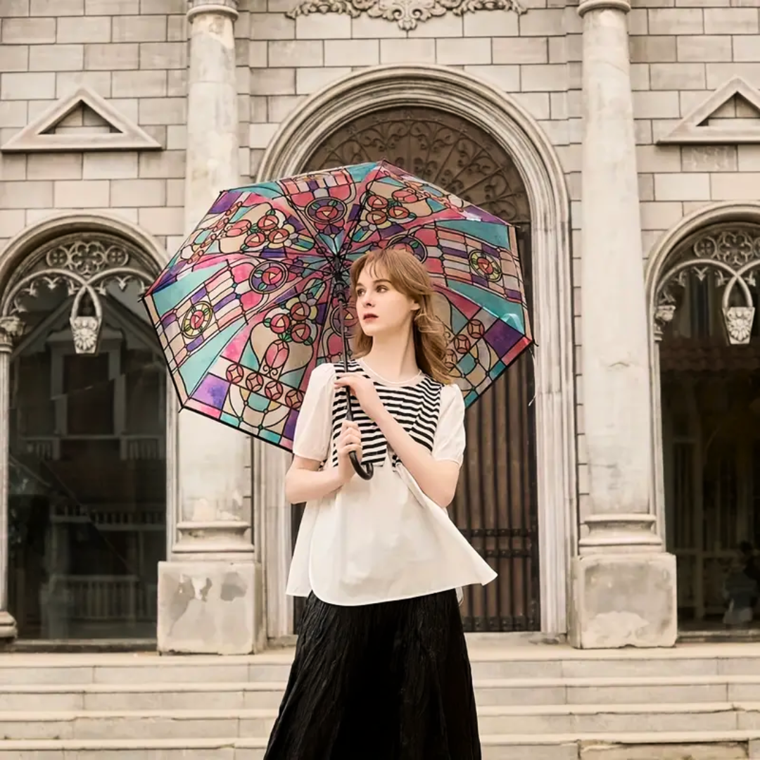 Vitraux Vivant Compact Umbrella