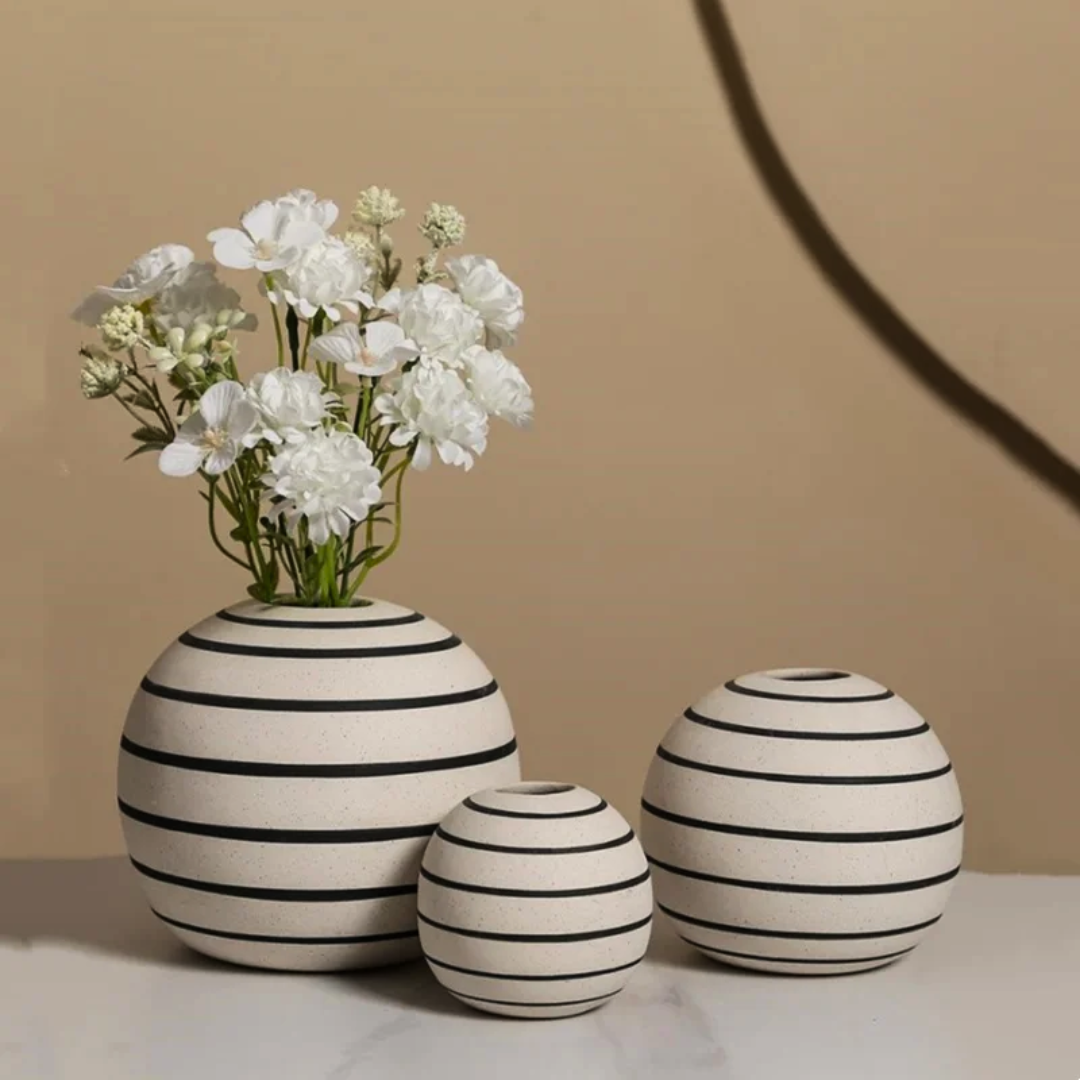 Strata Ceramic Vase Collection