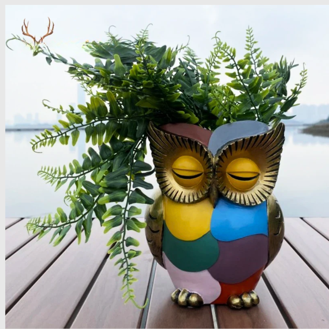 Wisdom Owl Planter