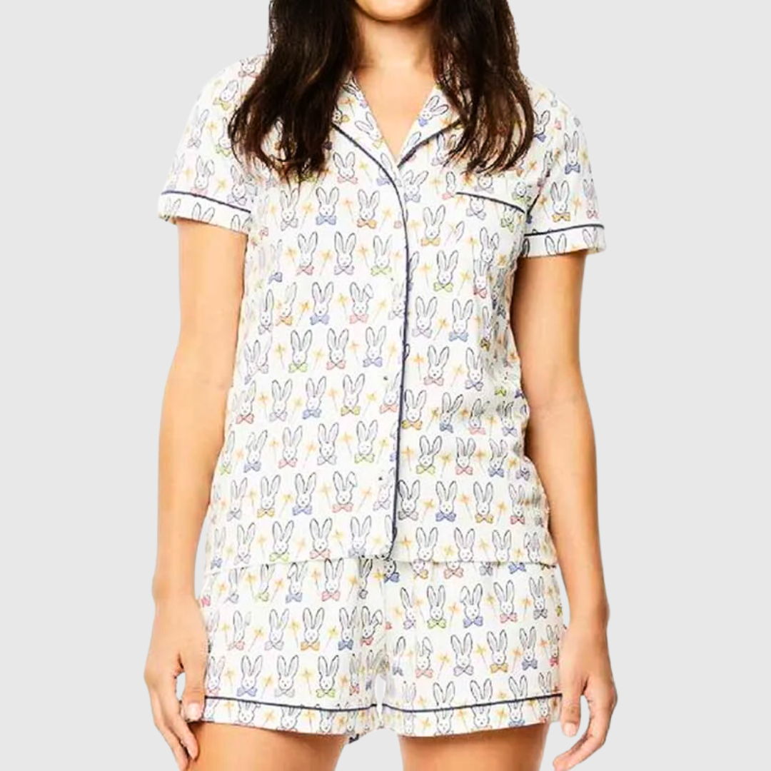 Dreamy Bunny Cotton Pajama Set