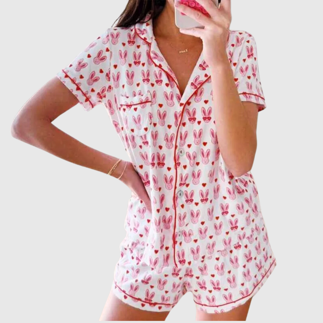 Dreamy Bunny Cotton Pajama Set